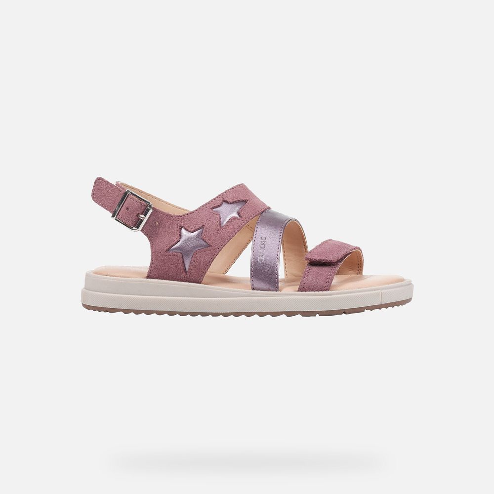 Sandalias Geox Menina Rosa - Rebecca - CWBEM5921